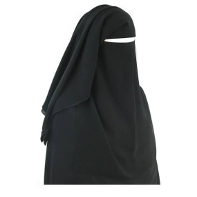 Lazy-loaded Three layered niqab korean