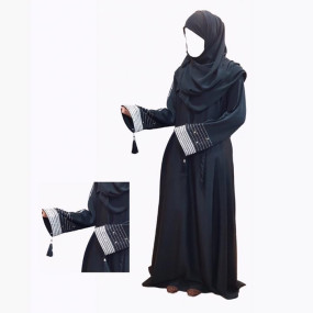Lazy-loaded Ladies Embroidery Stone Abaya ( With Stoller )