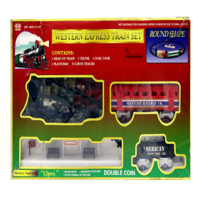 Lazy-loaded Western Express Train Set - Roundshape Track