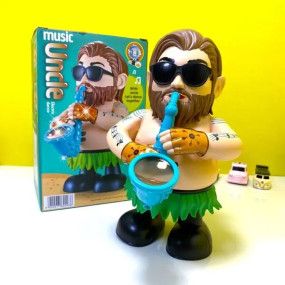 Lazy-loaded Dancing Music Uncle Toy With Lights & Music